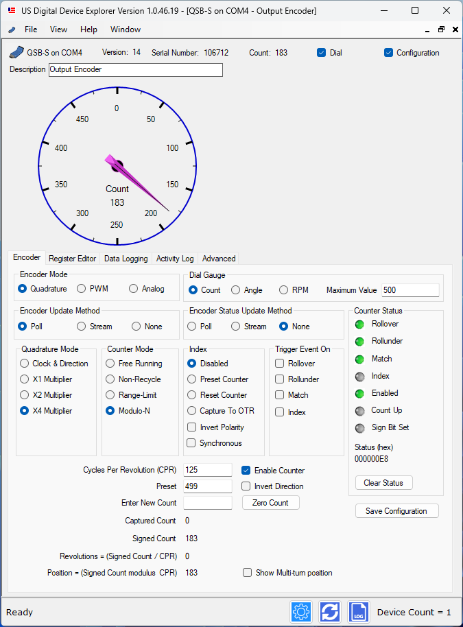US Digital Device Explorer